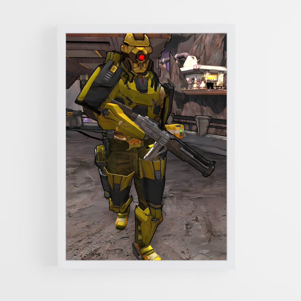 Poster Chasseur de Vault – affiche Borderlands (vue 3)